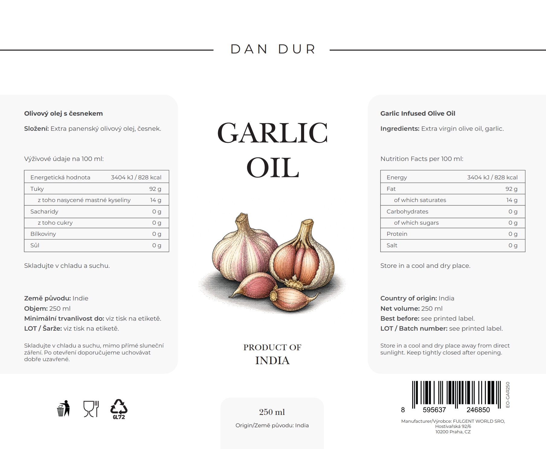 Garlic oil